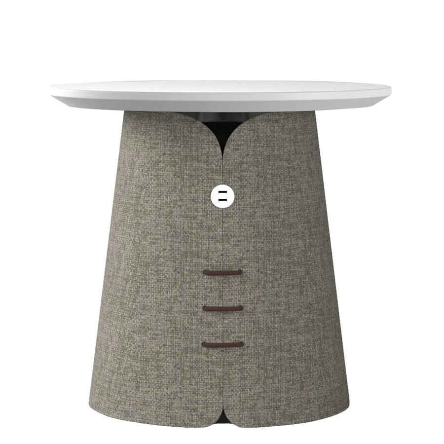 Contemporary wood side table collar primary product view.