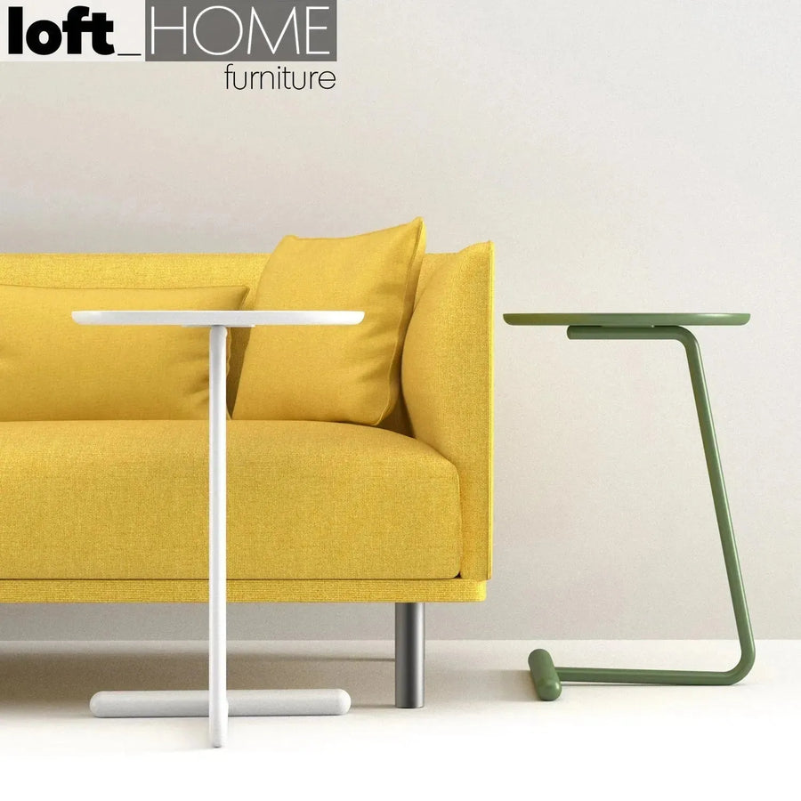 Minimalist wood side table origin primary product view.