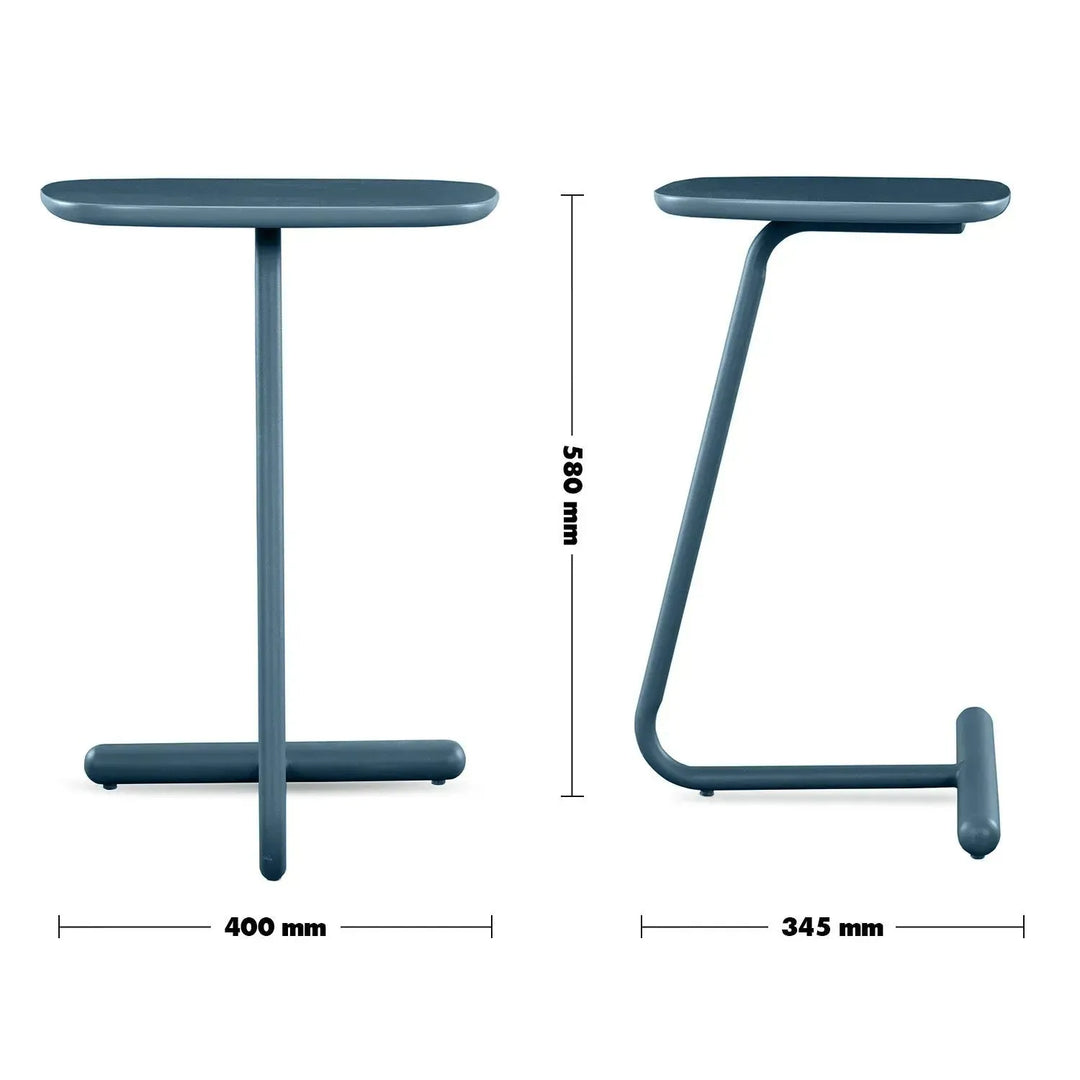 Minimalist wood side table origin size charts.