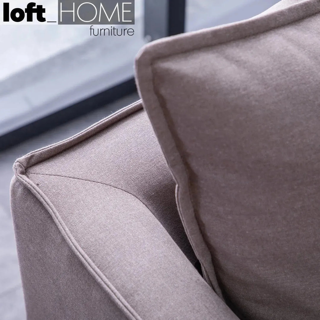 Modern fabric 1 seater sofa adam environmental situation.