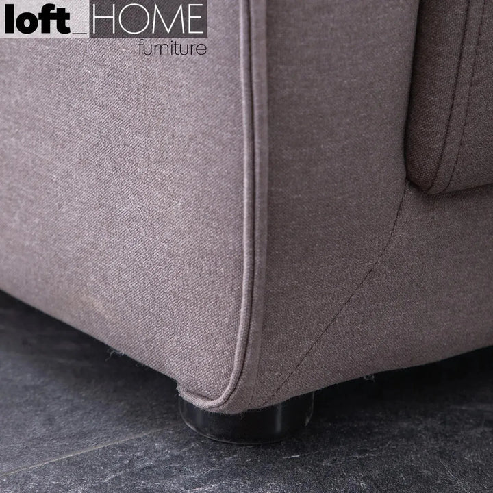 Modern fabric 1 seater sofa adam situational feels.
