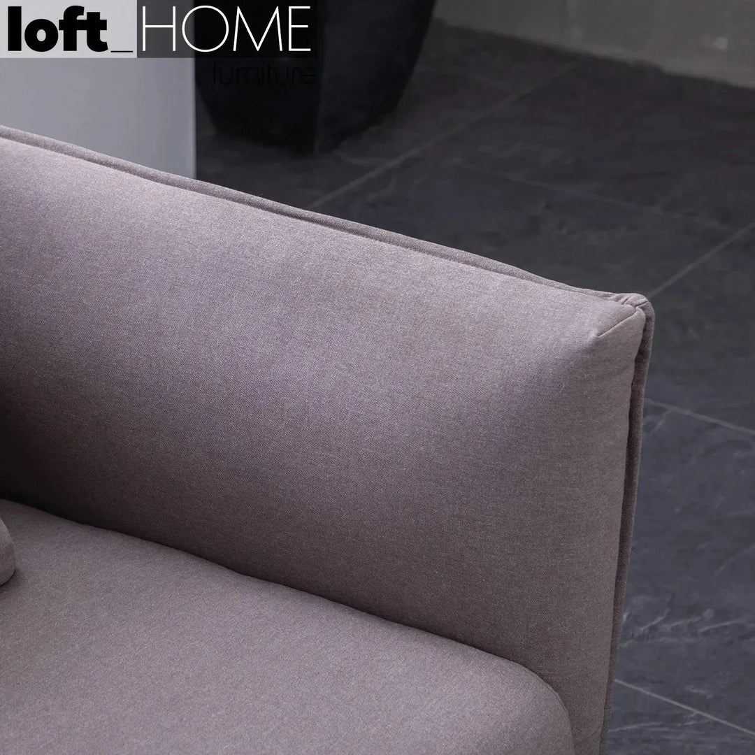 Modern fabric 1 seater sofa adam conceptual design.