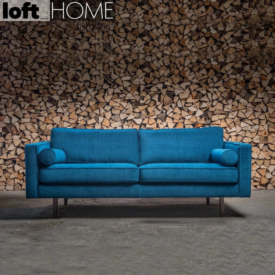 Scandinavian fabric 3 seater sofa monroe primary product view.
