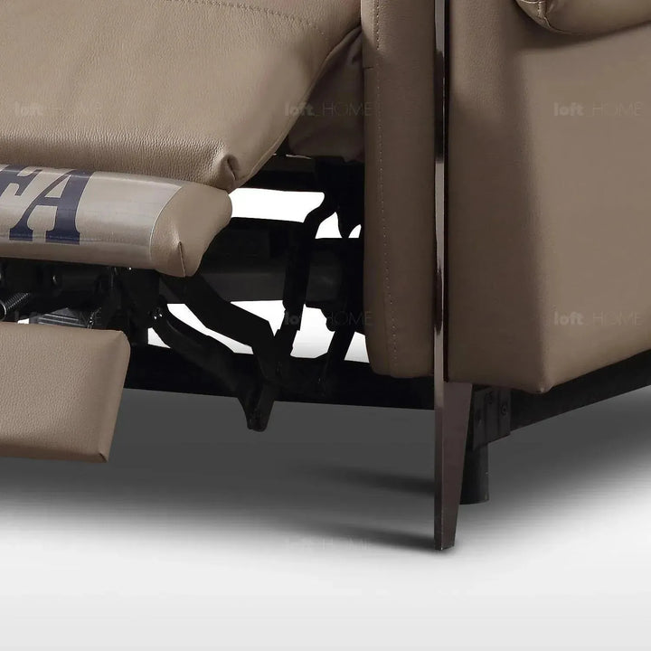 Modern genuine leather electric recliner 1 seater sofa cheers conceptual design.