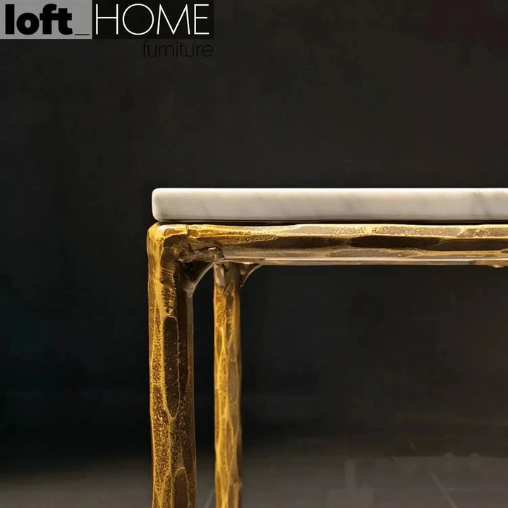 Minimalist marble side table thaddeus square conceptual design.