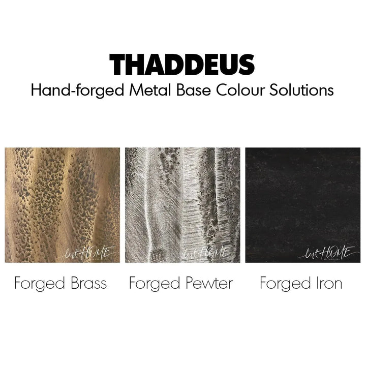 Minimalist marble side table thaddeus square material variants.