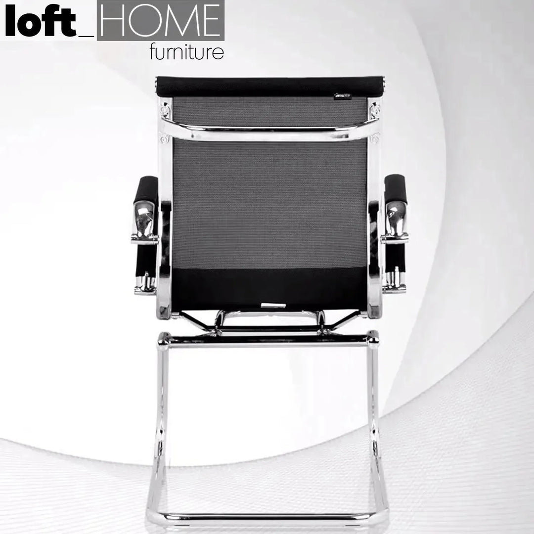 Modern mesh meeting office chair ives material variants.