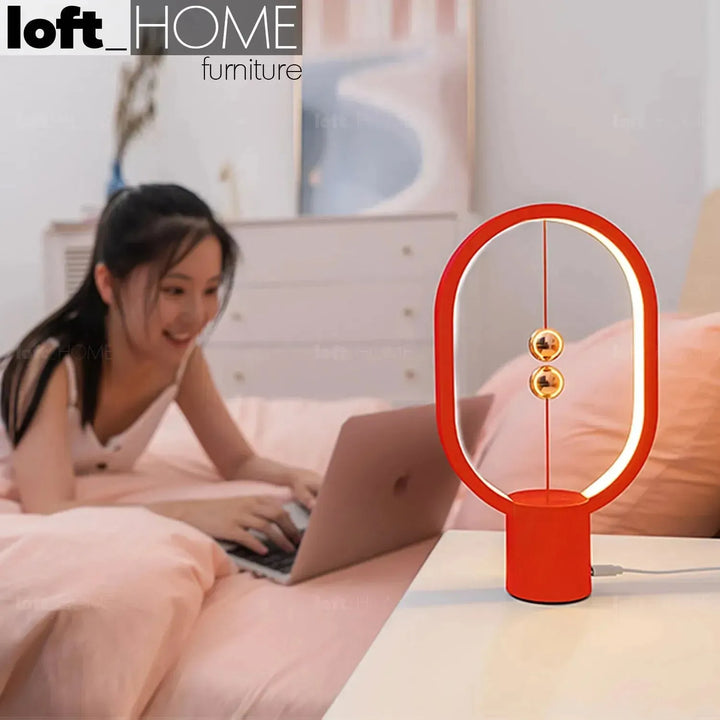 Contemporary plastic plug in table lamp heng s with context.