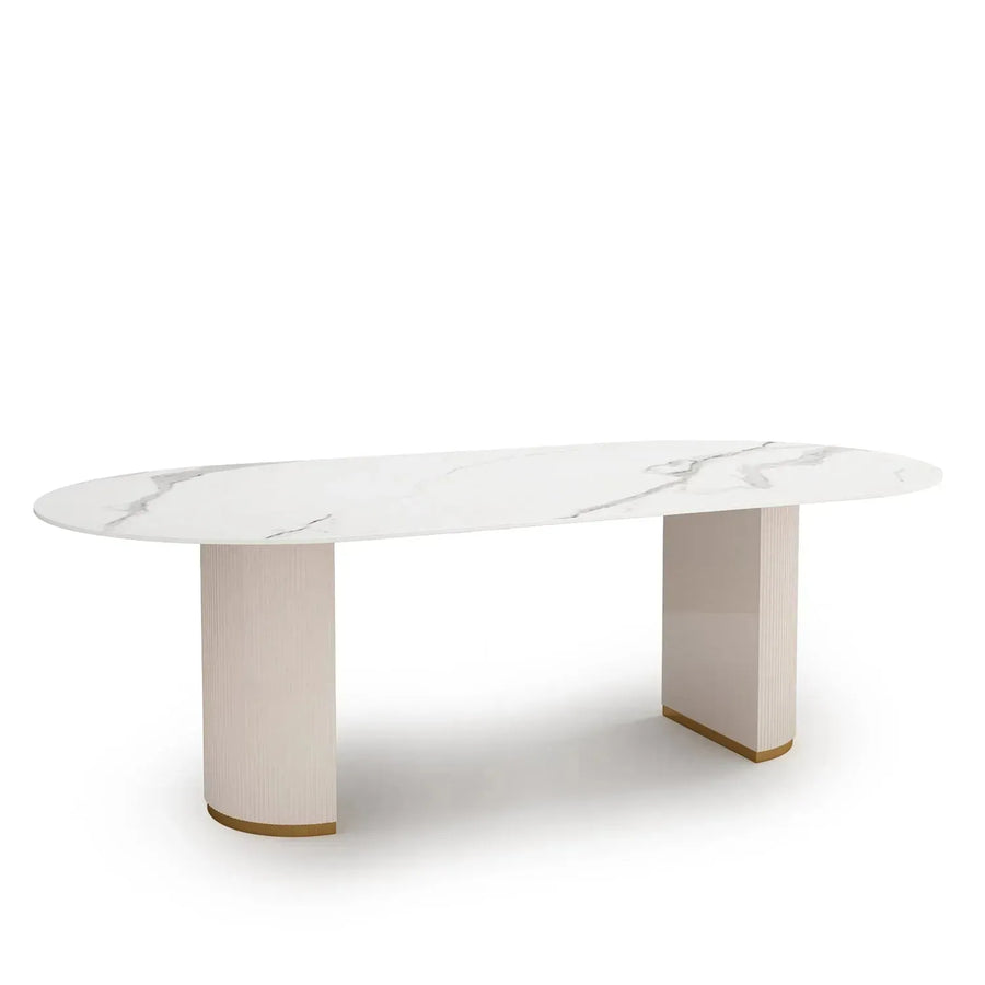 Modern sintered stone dining table tambo pro primary product view.