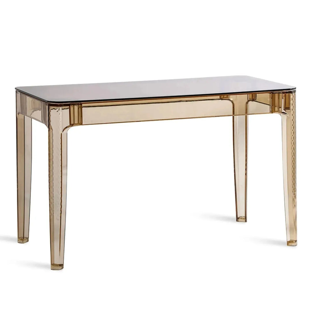 Contemporary tempered glass dining table cielo s in still life.