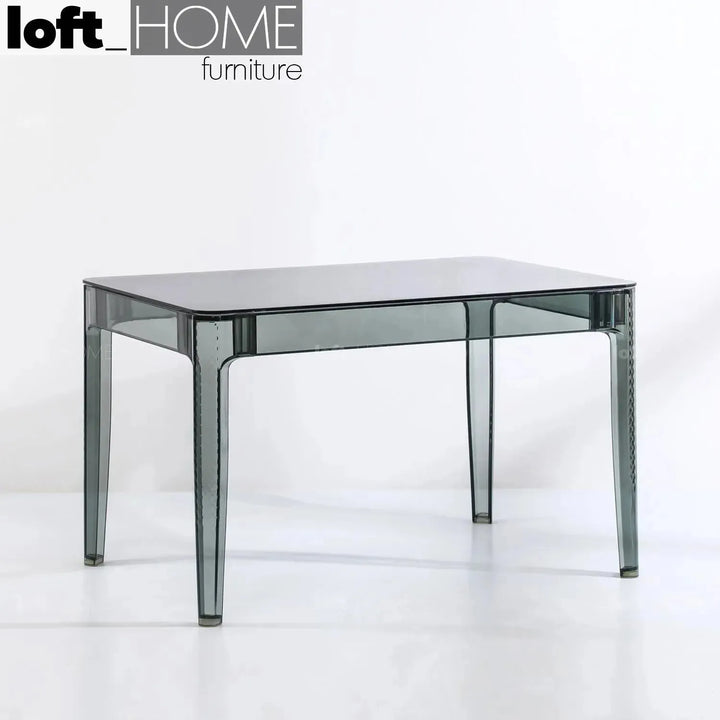 Contemporary tempered glass dining table cielo s primary product view.
