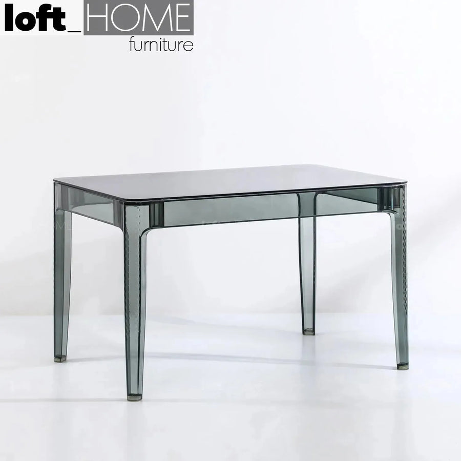 Contemporary tempered glass dining table cielo s primary product view.