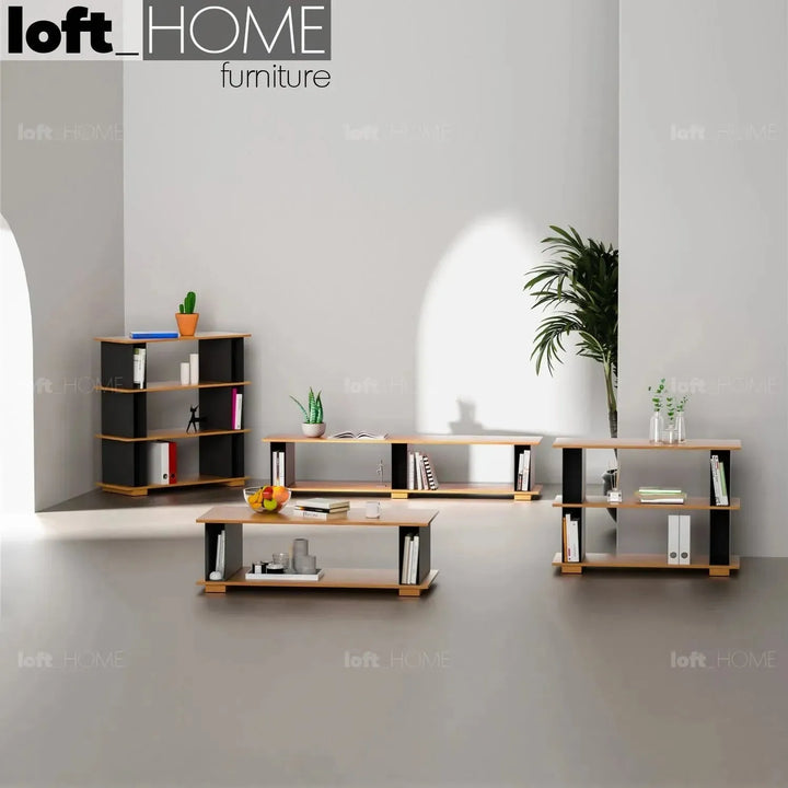 Modern wood tv console valeen color swatches.