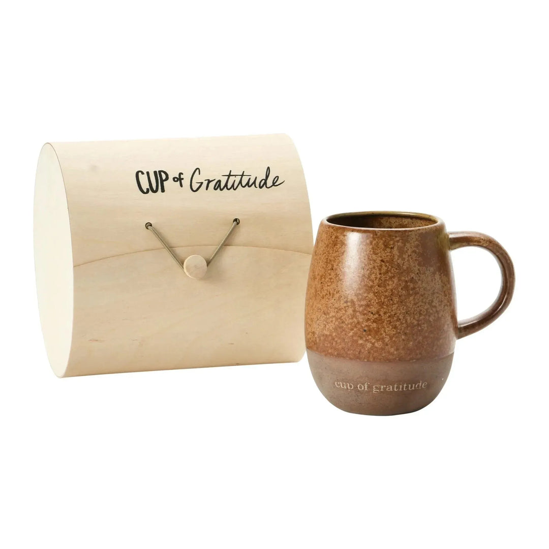 Mug with gift box and saying, 3 colors, 4 styles decor in real life style.