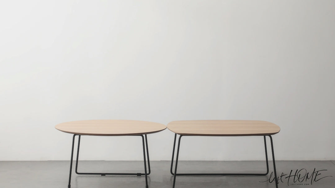 Industrial wood coffee table carlos round environmental situation.