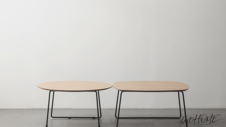 Industrial wood coffee table carlos round environmental situation.