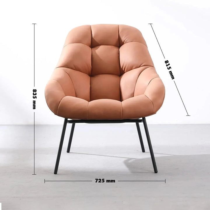 Modern fabric 1 seater sofa mango size charts.