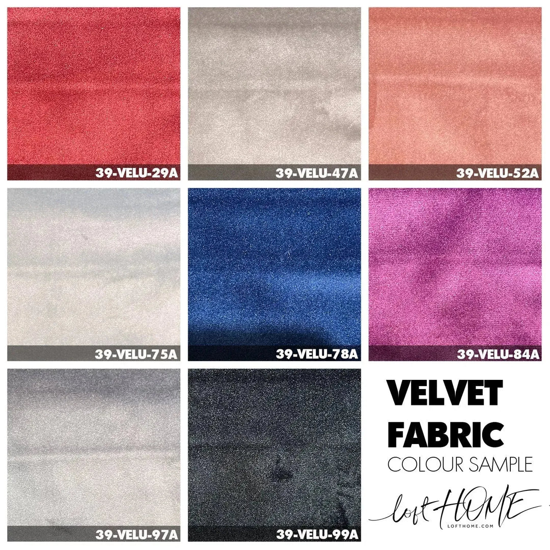 Industrial fabric 1 seater sofa uranus color swatches.