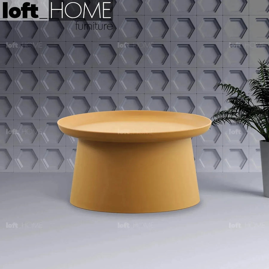 Contemporary plastic coffee table macaron primary product view.