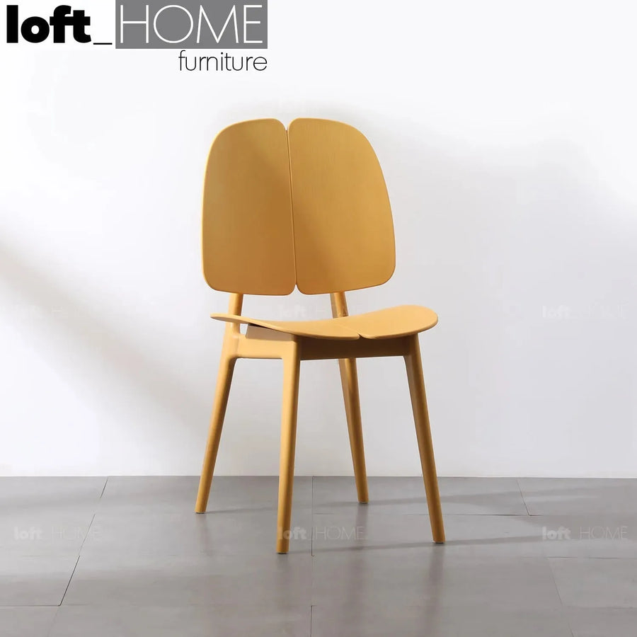 Contemporary plastic dining chair aaro primary product view.