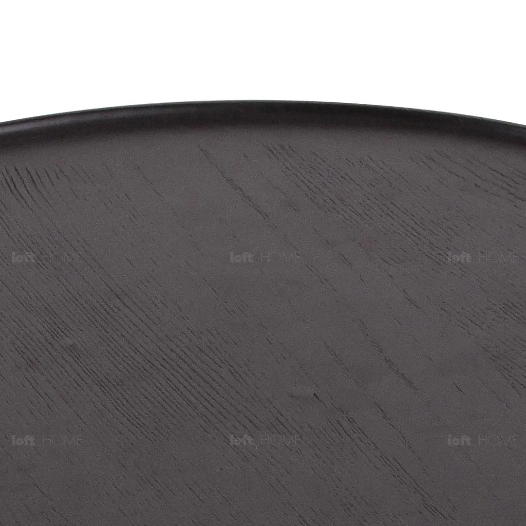 Japandi wood coffee table lumen in real life style.