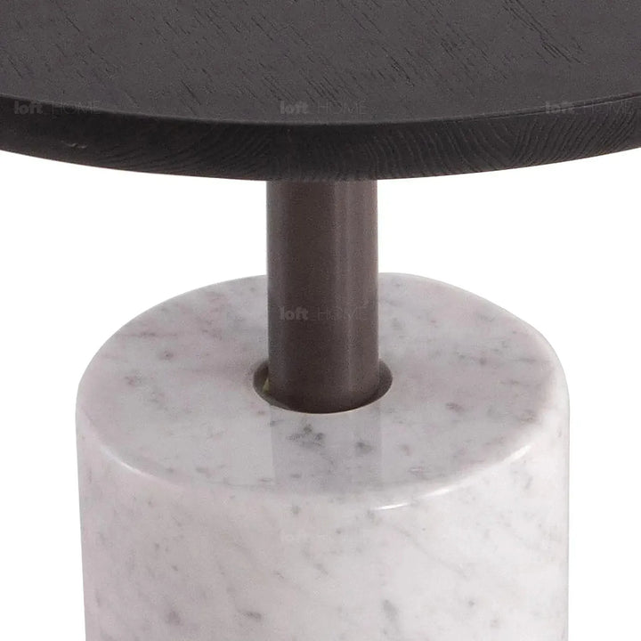 Japandi wood coffee table lumen with context.