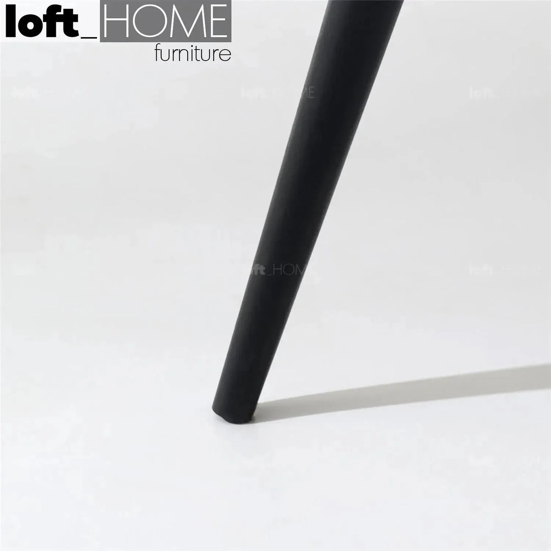 Industrial wood coffee table valboard oval in details.