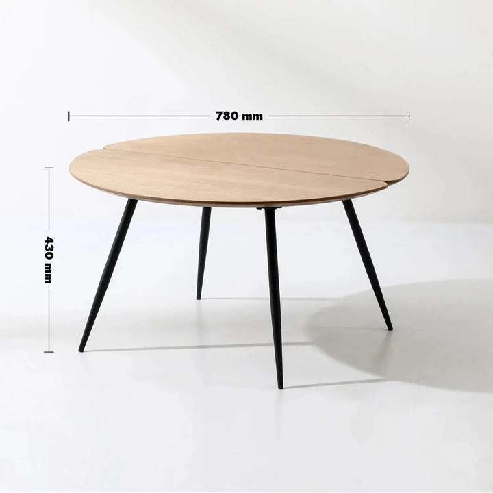 Industrial wood coffee table valboard round size charts.