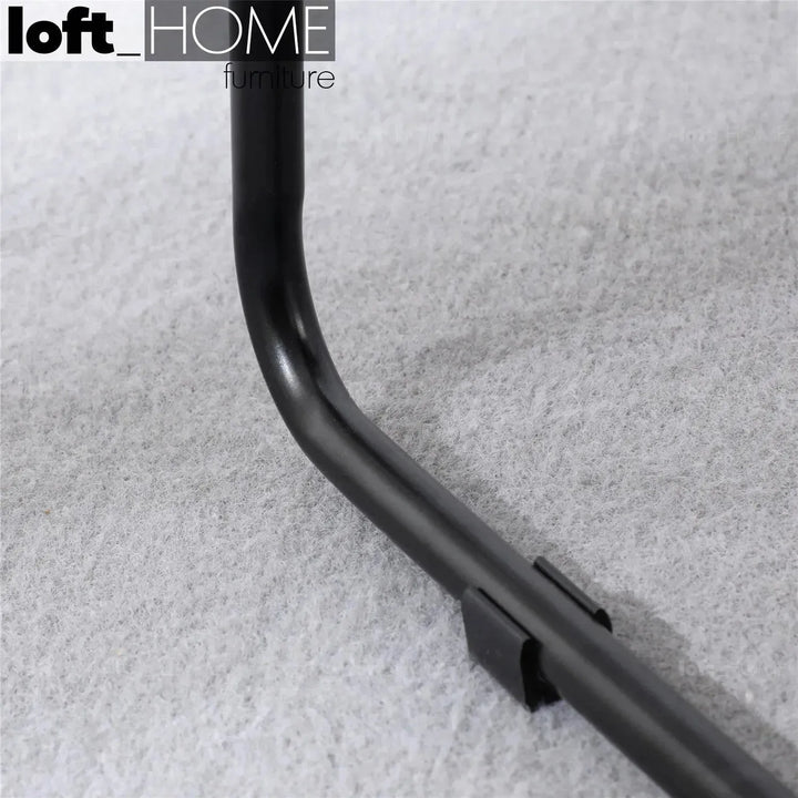 Industrial wood dining chair tambo in details.