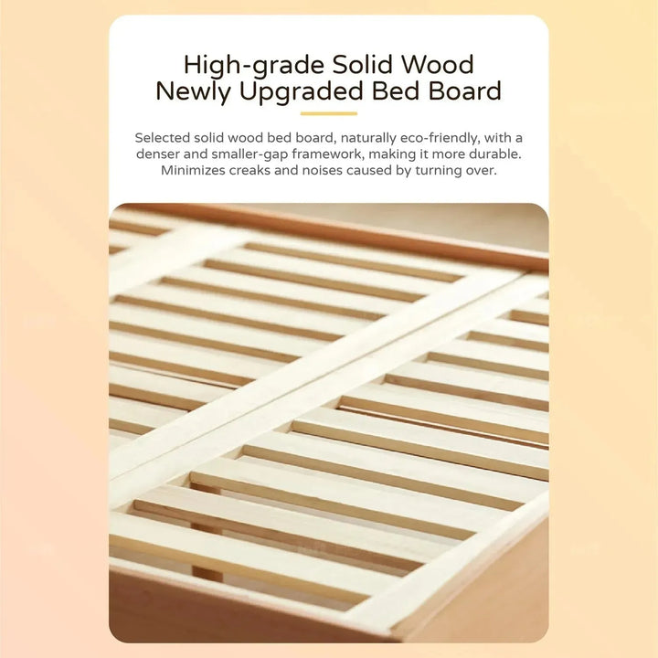 Scandinavian wood kids bed pacman detail 1.