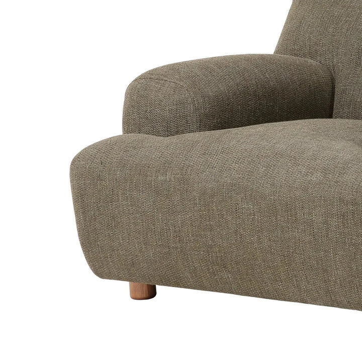 Scandinavian fabric 1 seater sofa akashi conceptual design.