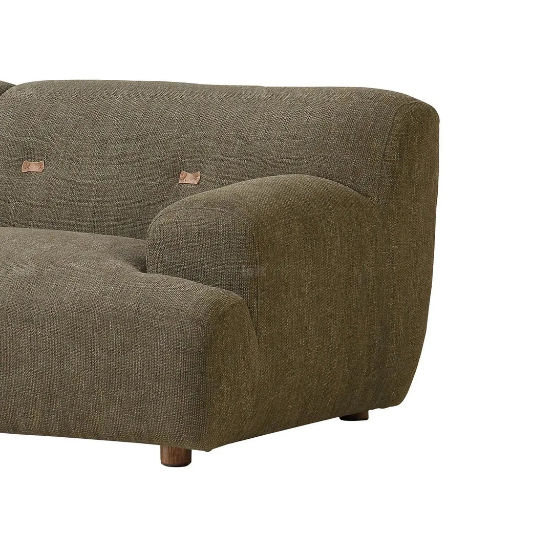 Scandinavian fabric 3 seater sofa akashi conceptual design.