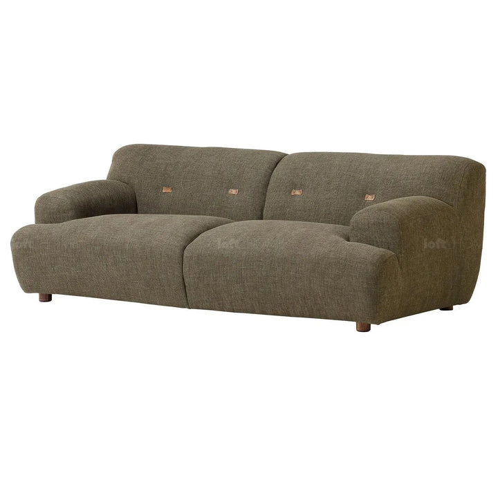 Scandinavian fabric 3 seater sofa akashi in details.
