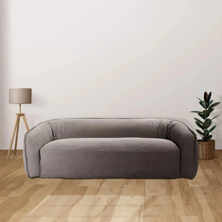 Vintage fabric 3 seater sofa arlo in real life style.