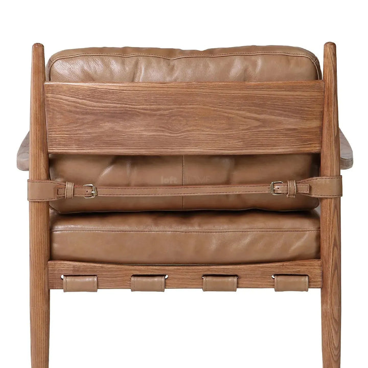 Scandinavian genuine leather 1 seater sofa bucky situational feels.