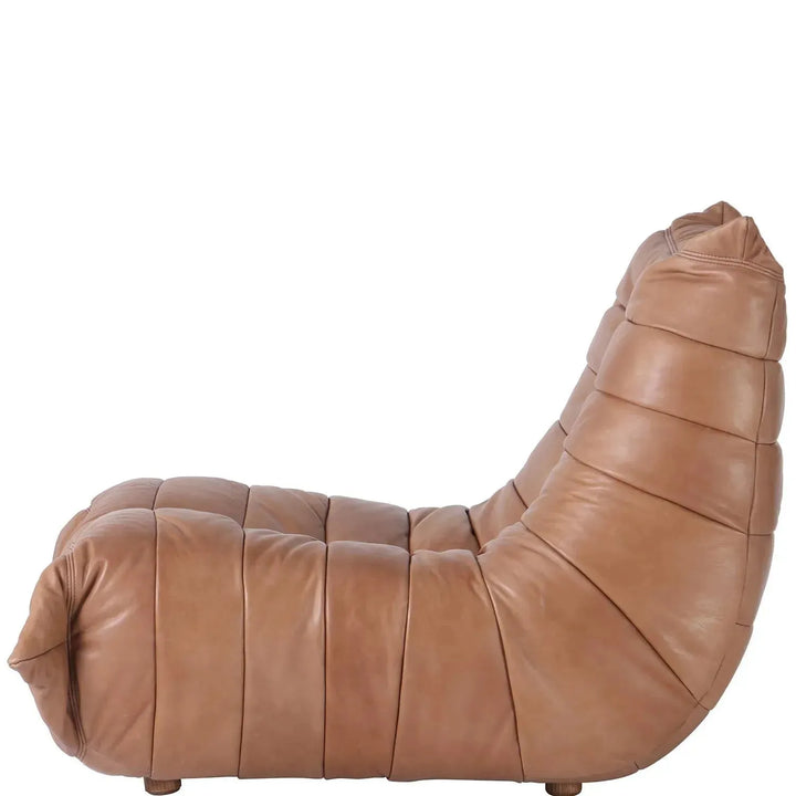 Vintage genuine leather 1 seater sofa cater material variants.