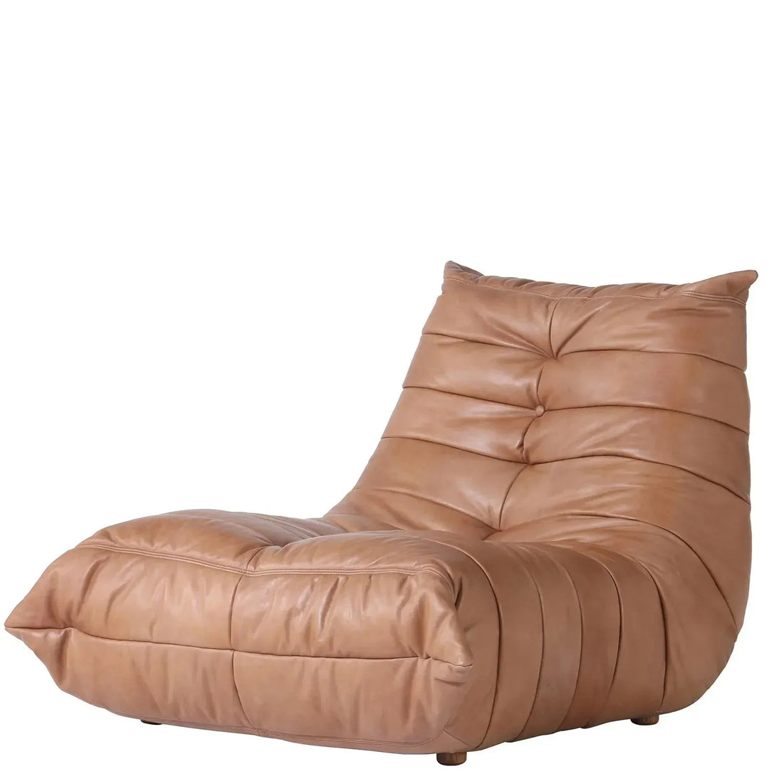 Vintage genuine leather 1 seater sofa cater color swatches.
