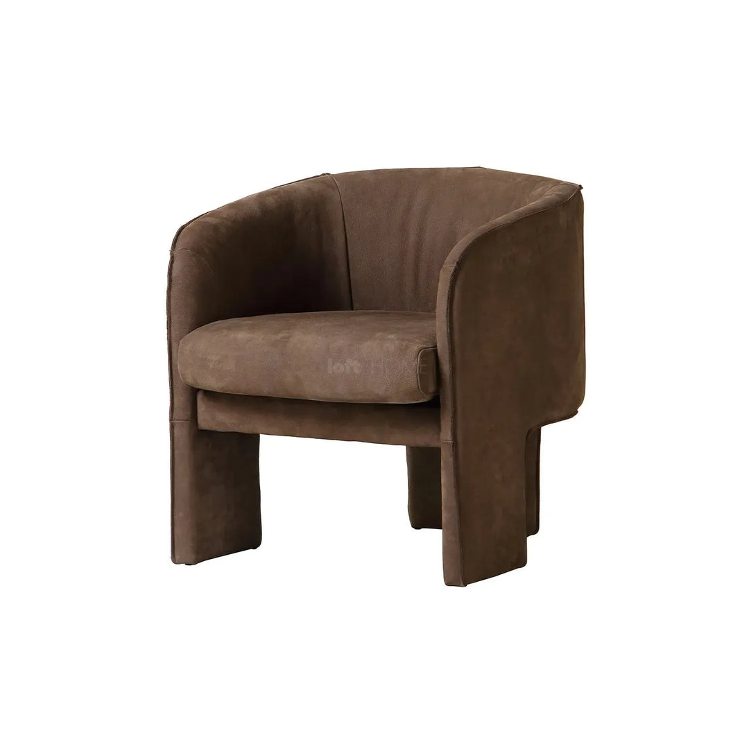 Vintage genuine leather 1 seater sofa vintage joy in details.