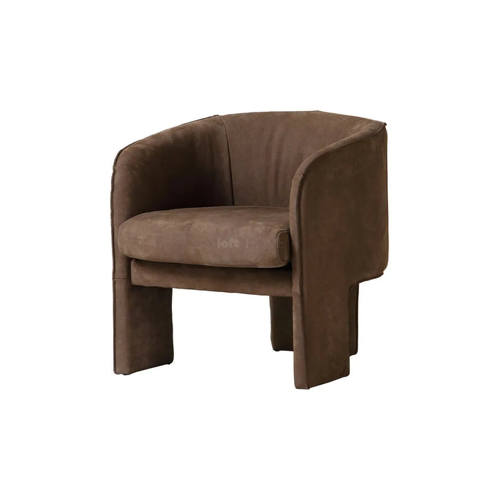 Vintage genuine leather 1 seater sofa vintage joy in details.