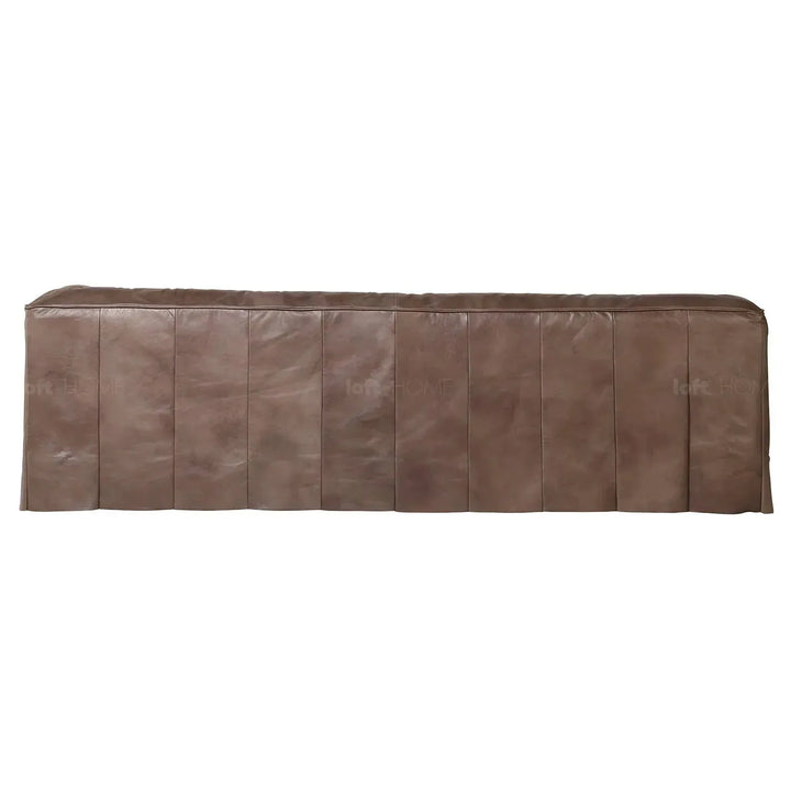 Vintage genuine leather 3 seater sofa eames environmental situation.