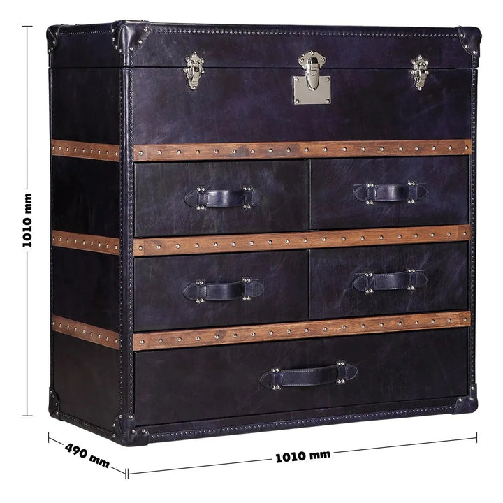 Vintage genuine leather drawer cabinet ox trunk s size charts.