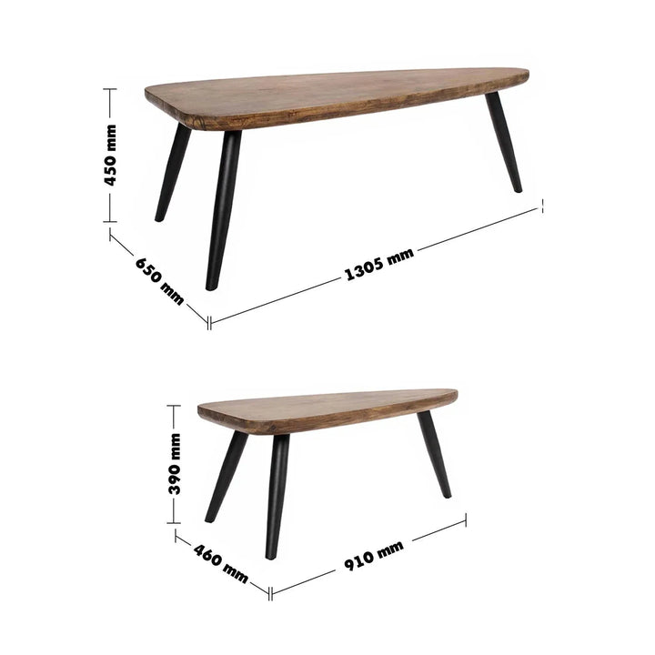 Industrial wooden coffee table greyash size charts.
