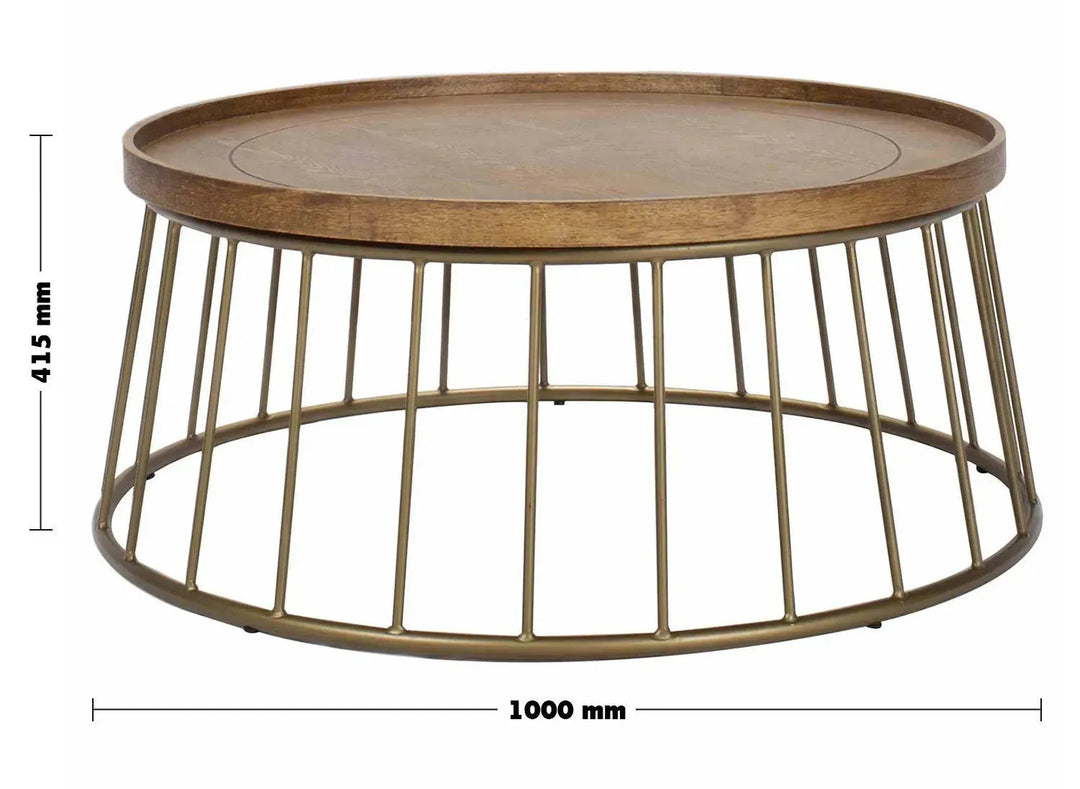 Vintage wooden coffee table vintage size charts.
