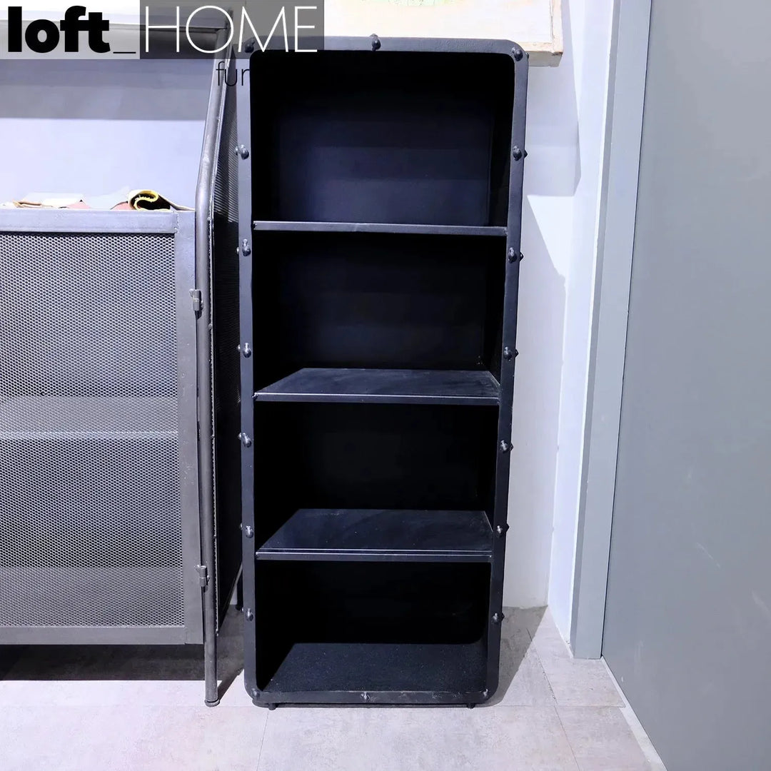 Industrial steel bookshelf mysteel s material variants.