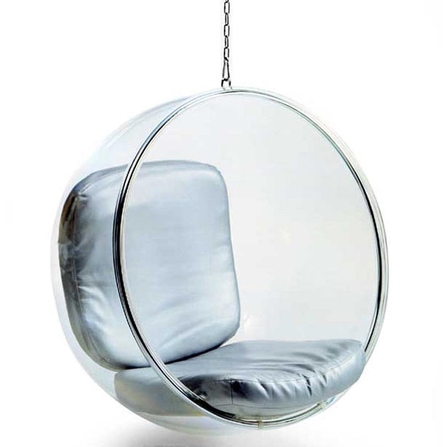 Contemporary Plastic Hanging Chair 1 Seater Sofa BUBBLE White Background
