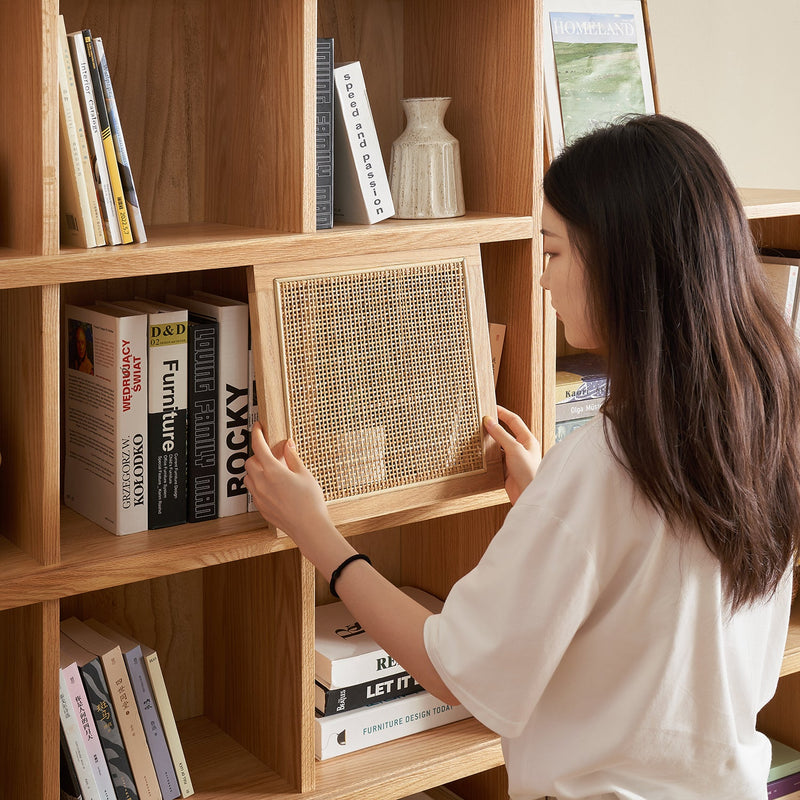 Bookshelves with doors