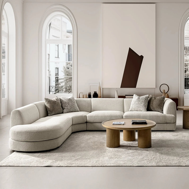 Fabric L Shape Sofas