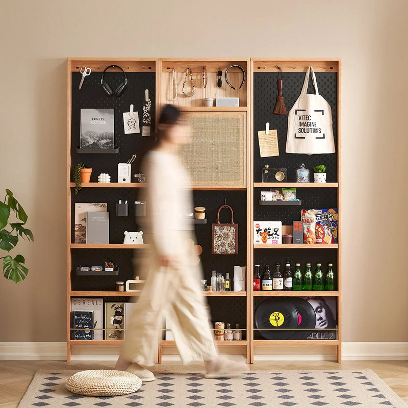 Shelves with Pegboard
