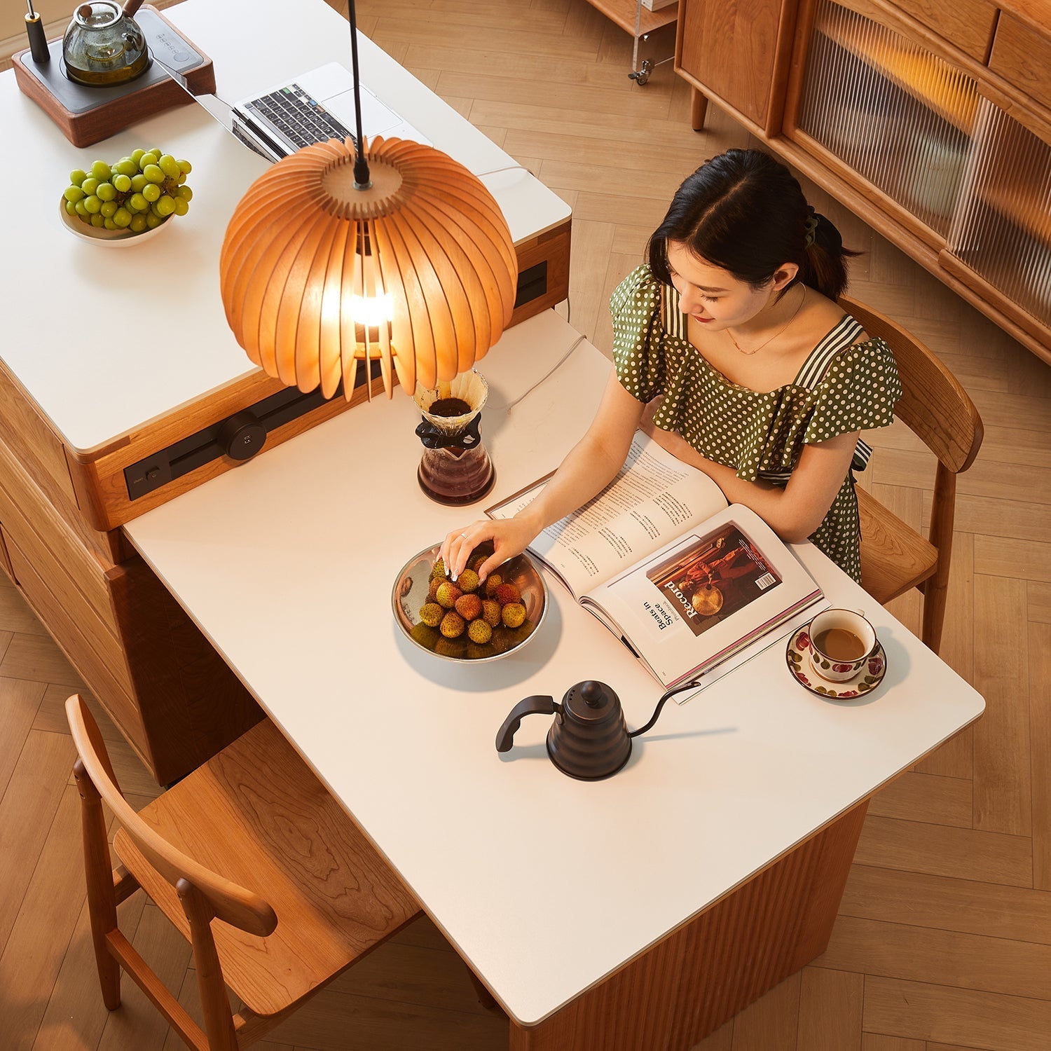 Loft Home multifunctional dining table from the Tables by Shape collection, showcasing a versatile and elegant design, perfect for compact dining areas and contemporary setups.