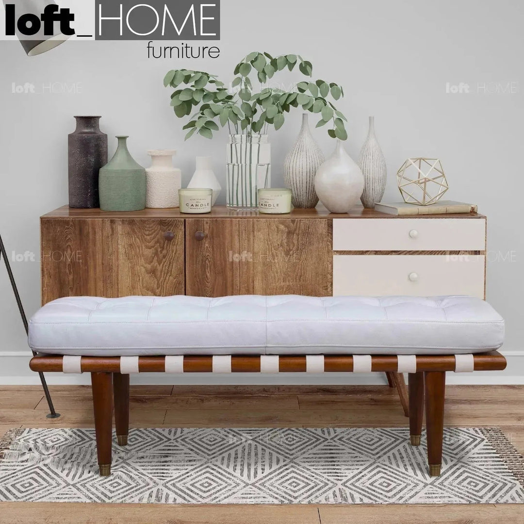 Genuine Leather Benches